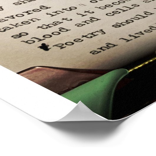 小さな詩 ポスター (角)