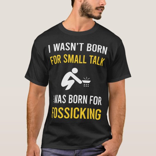 小さな話がフォッシックな Tシャツ (正面)