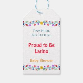 小さな誇り、大きな文化 - ラティーノの赤ちゃんとして誇りに思う ギフトタグ