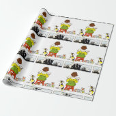 小さな読男の子 ラッピングペーパー (アンロールド)