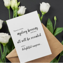 小さな謎の醸造がある – ユニークパズル カード