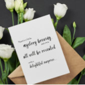 小さな謎の醸造がある – ユニークパズル カード