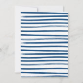 小さな警察官の誕生日パーティー 招待状 (裏面)