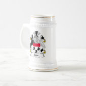 小さな谷の家紋 ビールジョッキ (正面左)