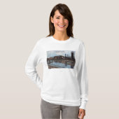 小さな谷の製造所の眺め Tシャツ (正面フル)