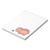 小さな豚後を追虫 ノートパッド (回転)