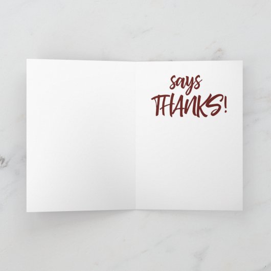 小さな豚 カード (内部)