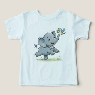 小さな象の冒険Tシャツ
