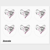 小さな財布、大きな愛。シール ラウンドシール (シート)