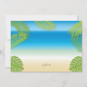 小さな赤いカニの招待状 招待状 (裏面)