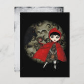 小さな赤いカプシネポストカード ポストカード (正面/裏面)