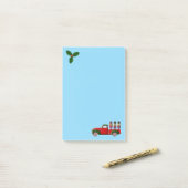 小さな赤いトラックとくるみ割り車クリスマスポストイット ポストイット (デスク上)