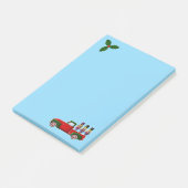 小さな赤いトラックとくるみ割り車クリスマスポストイット ポストイット (アングル)