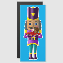 小さな赤いトラックと出生のくるみ割り