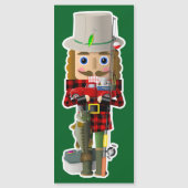 小さな赤いトラックと釣り人のくるみ割り (正面)