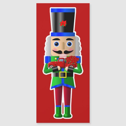 小さな赤いトラックのくるみ割り (正面)