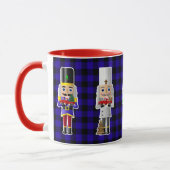 小さな赤いトラックのナツクラッカー マグカップ (左)