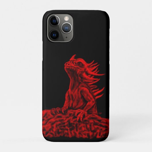 小さな赤いドラゴン Case-Mate iPhoneケース (裏)