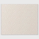 小さな赤いハートでバレンタイン ラッピングペーパー (フラット)