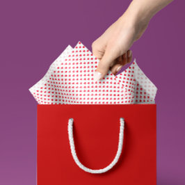 小さな赤いハートスヴァレンティーンズデイギフトティッシュペーパー 薄葉紙