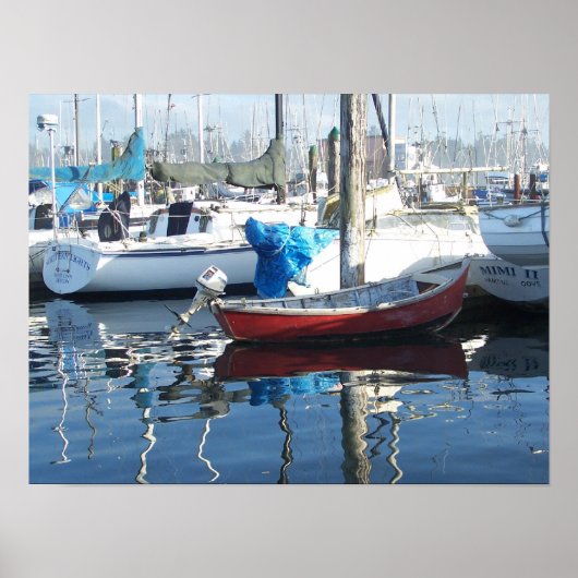 小さな赤いボート ポスター (正面)