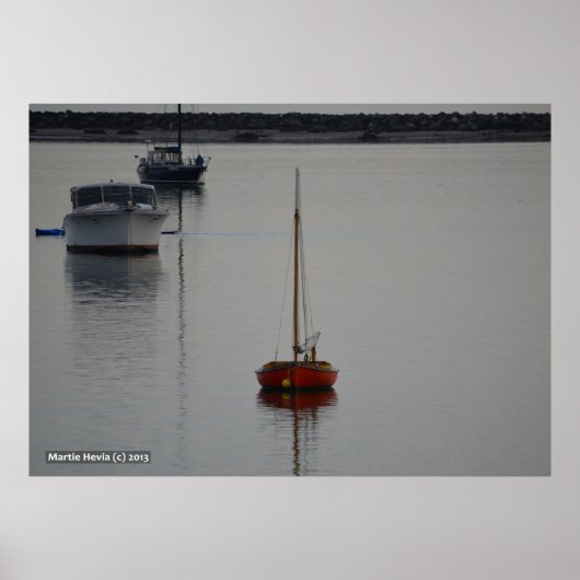 小さな赤いボート ポスター (正面)