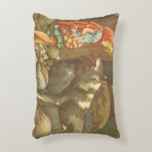 小さな赤い乗馬のフード、ヴィンテージ童話 アクセントクッション (正面(垂直))