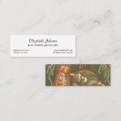 小さな赤い乗馬のフード、ヴィンテージ童話 コーリングカード (正面/裏面)