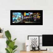 小さな赤い乗馬の竜 ポスター (ホームオフィス)