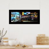 小さな赤い乗馬の竜 ポスター (キッチン)