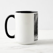 小さな赤い乗馬フードはオオカミ老人に出会う マグカップ (左)