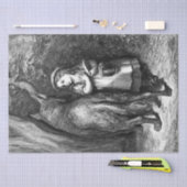 小さな赤い乗馬フードはオオカミ老人に出会う 薄葉紙 (クラフト)