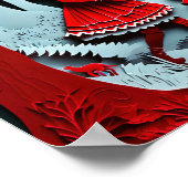 小さな赤い乗馬フードは大きな悪い狼に会う ポスター (角)