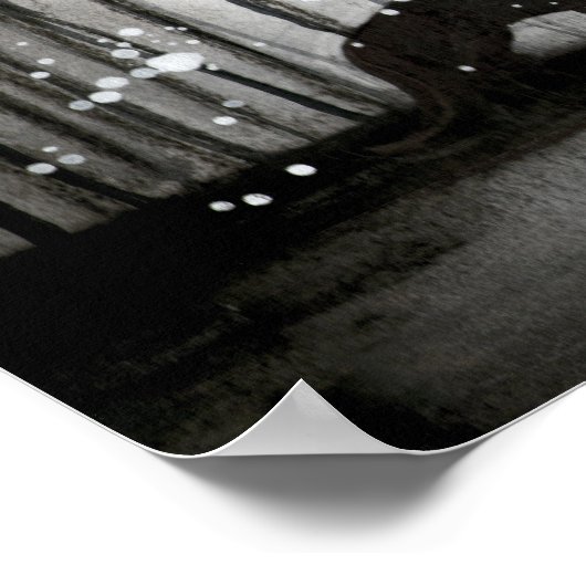 小さな赤い乗馬フードファーストTouch ポスター (角)