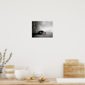 小さな赤い乗馬フードファーストTouch ポスター (キッチン)