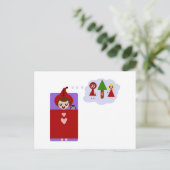 小さな赤い乗馬フード大きな夢 ポストカード (スタンド正面)