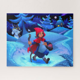 小さな赤い乗馬フード子供のおとぎ話 ジグソーパズル