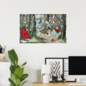 小さな赤い乗馬フード:エンドページ ポスター (ホームオフィス)