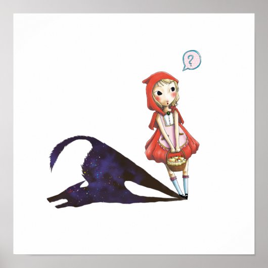 小さな赤い乗馬フード ポスター (正面)