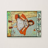 小さな赤い乗馬用フード ジグソーパズル (横)