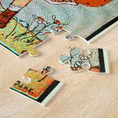 小さな赤い乗馬用フード ジグソーパズル (側面)