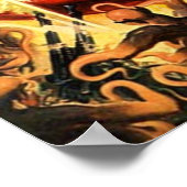 小さな赤い宇宙船 ポスター (角)