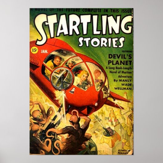 小さな赤い宇宙船 ポスター (正面)