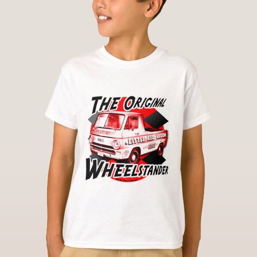 小さな赤い荷車 Tシャツ (正面)