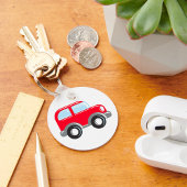 小さな赤い車 キーホルダー