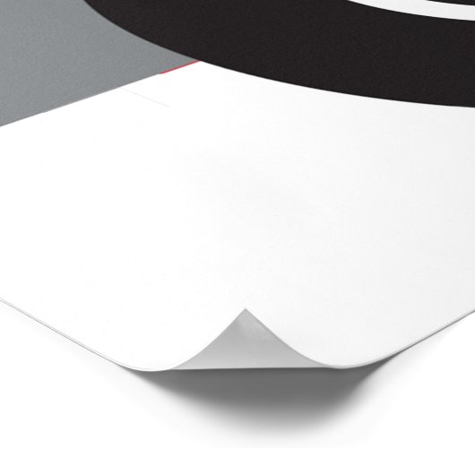 小さな赤い車 ポスター (角)