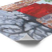 小さな赤い門 ポスター (角)