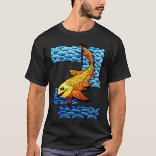 小さな赤い魚 Tシャツ (正面)