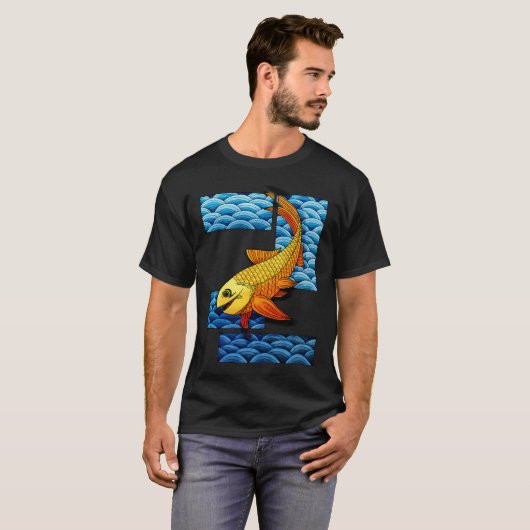 小さな赤い魚 Tシャツ (正面フル)
