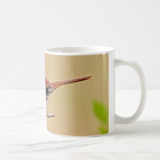 小さな赤い鳥のマグカップ コーヒーマグカップ (右)